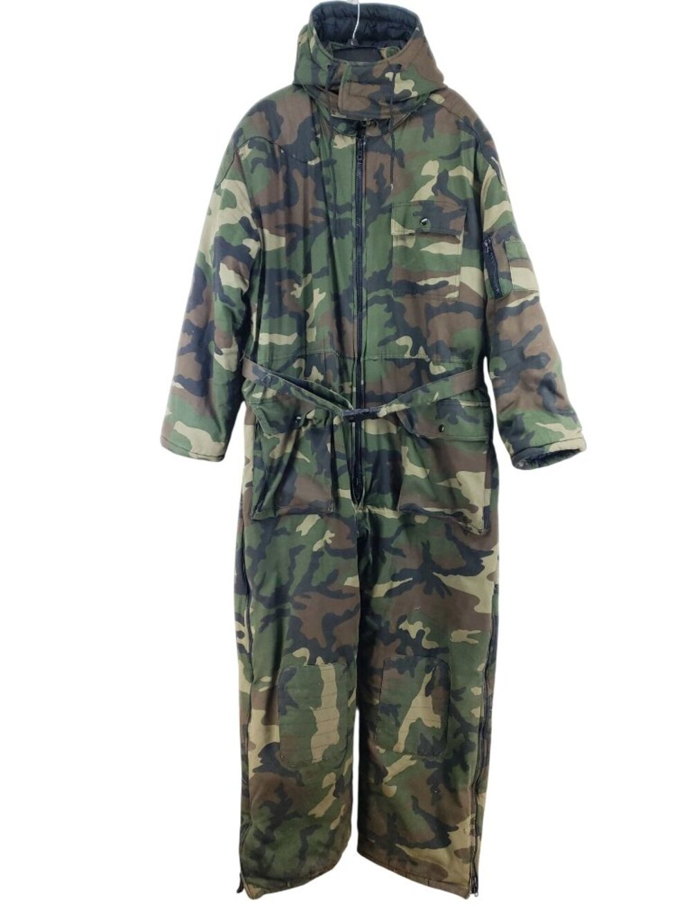 Duck Bay Camouflage Insulated Hunting Coveralls XL Cotton Shell & Hooded Design